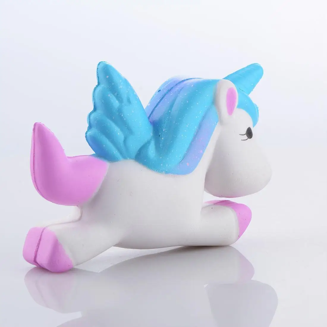 Игрушки мягкие игрушки Pu модель Пегас Единорог красочные пены памяти Пегас пены памяти ноги лошади