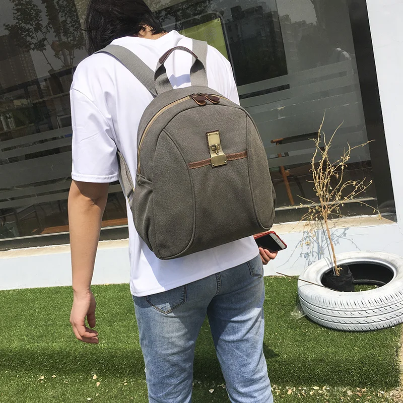 Винтажный женский рюкзак повседневный холщовый рюкзак модные школьные сумки в консервативном стиле Простая Дорожная сумка для ноутбука