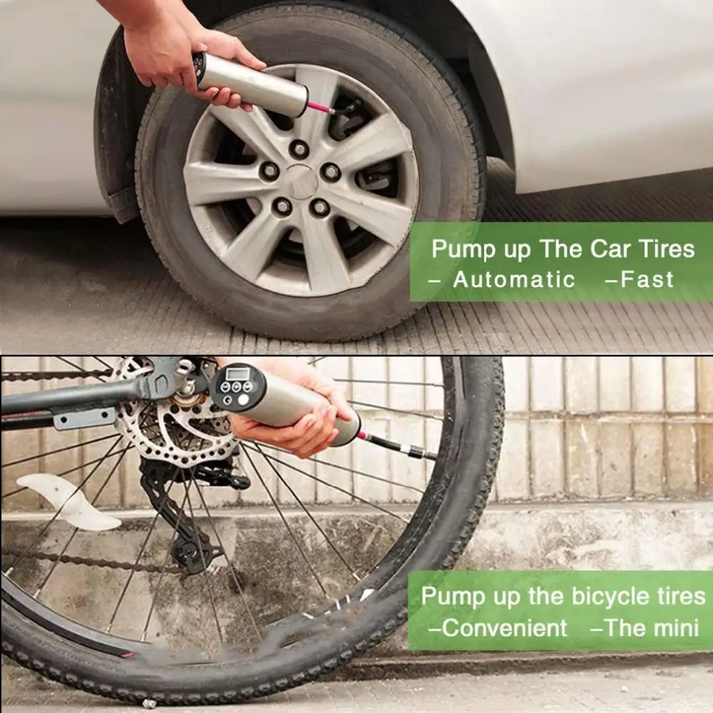 Air Pump Intelligent Digital Display Portable Handheld Wireless Car Tire Electric Air Pump Bicycle Pump Pump