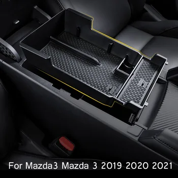 

For Mazda3 Mazda 3 2019 2020 2021 Central Control Storage Box Armrest Box Storage Box Car Accessories