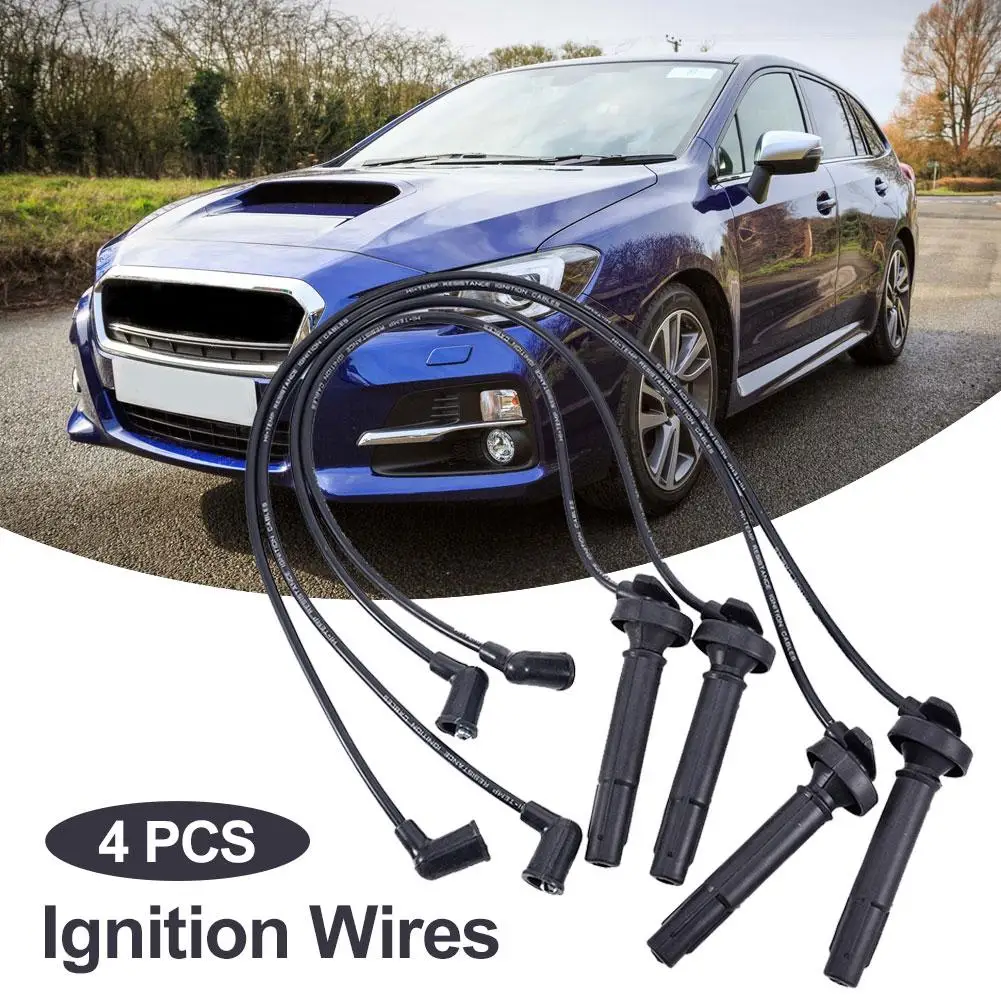 

4 Pcs Car High Voltage Ignition Wire Spark Plug Ignition Wire Cable Set For SUBARU FORESTER 2005-2010 Car Accessories