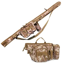 Портативная многофункциональная Рыболовная Сумка, камуфляжная рыболовная удочка, сумка для хранения, чехол, рыболовные снасти, инструмент