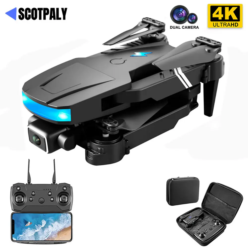 Мини-Квадрокоптер 4K с широкоугольной камерой HD Wi-Fi FPV | Электроника