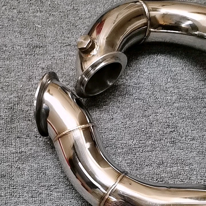Downpipe Catless Fuso Da 3 Pollici Per Motore Bmw E90 E92 N54