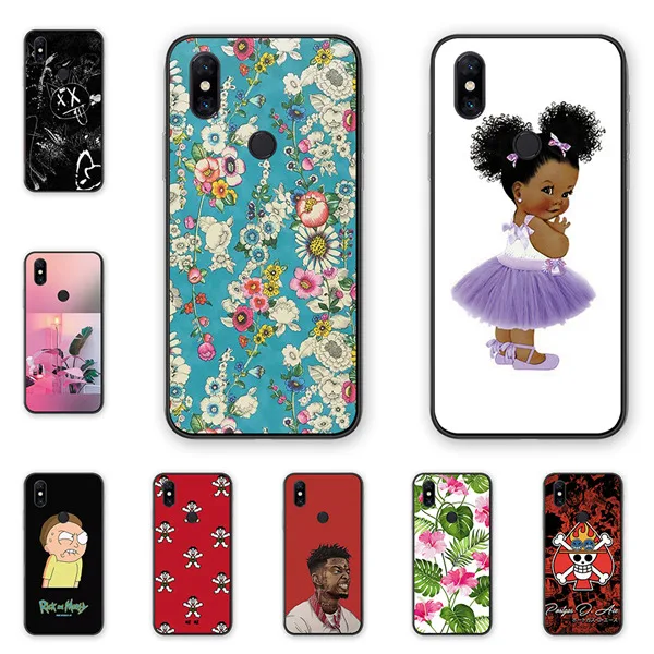 

Cartoon Anime Silicone TPU Phone Case For Xiaomi Mix3 Luxury Flower Animal Soft Back Phone Cover Case For Xiaomi Mix3 Phone case
