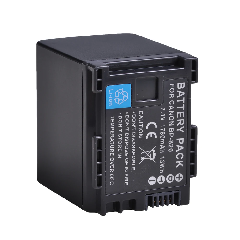 1780 мАч BP 820 BP820 батареи для Canon 828 VIXIA GX10 XF400 XF405 HFG20 HFG30 HFG40 HFM41 HFM400 HFS21 HFS3.|Цифровые