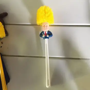 

Creative Donald Trump Toilet Brush Supplies Durable Borstel Toilet Brush Bathroom Accessories Cleaning Wc Holders Escobilla I3N8
