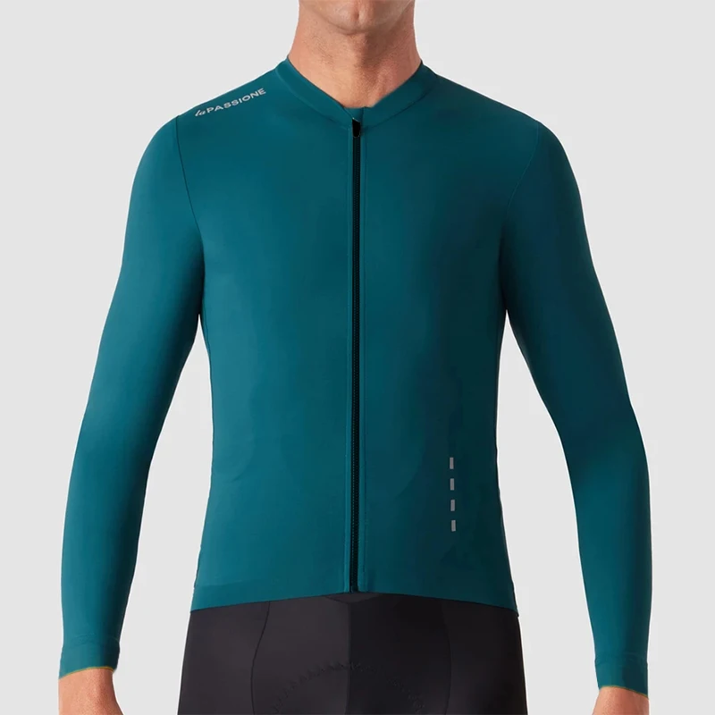 Jersey 01 Invierno Майо ciclismo Зимняя Теплая Флисовая футболка с длинным рукавом для велоспорта MTB Джерси для велоспорта - Цвет: Jersey 01