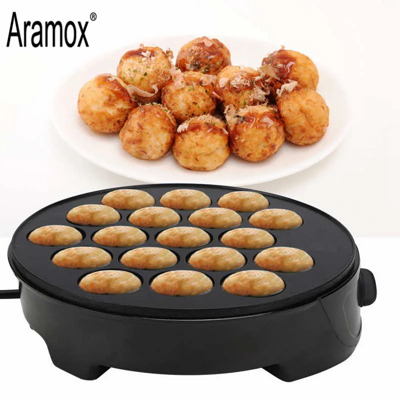 18 Holes Takoyaki Machine Electric Takoyaki Maker Octopus Balls Grill Breakfast Machine 220-240V takoyaki baking machine