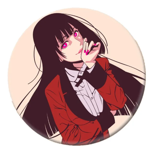 Anime Manga KAKEGURUI Brooch Pin Brestpin Yumeko Jabami Badge For Clothes Backpack Decoration Children's gift 9
