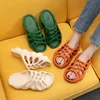 Cut-out Platform Slippers Women Men Fashion Beach Slides Soft EVA Lovers Indoor Batrhoom Slipper Ladies Home Floor Shoes SH478 ► Photo 3/6