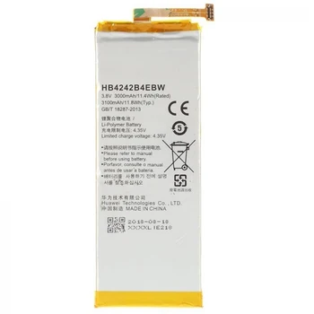 

HB4242B4EBW 2PCS 3100mAh Battery For Huawei Honor 6 /Honor 4X / Honor 7i / Shot X Phone High Quality Battery+Tracking Code