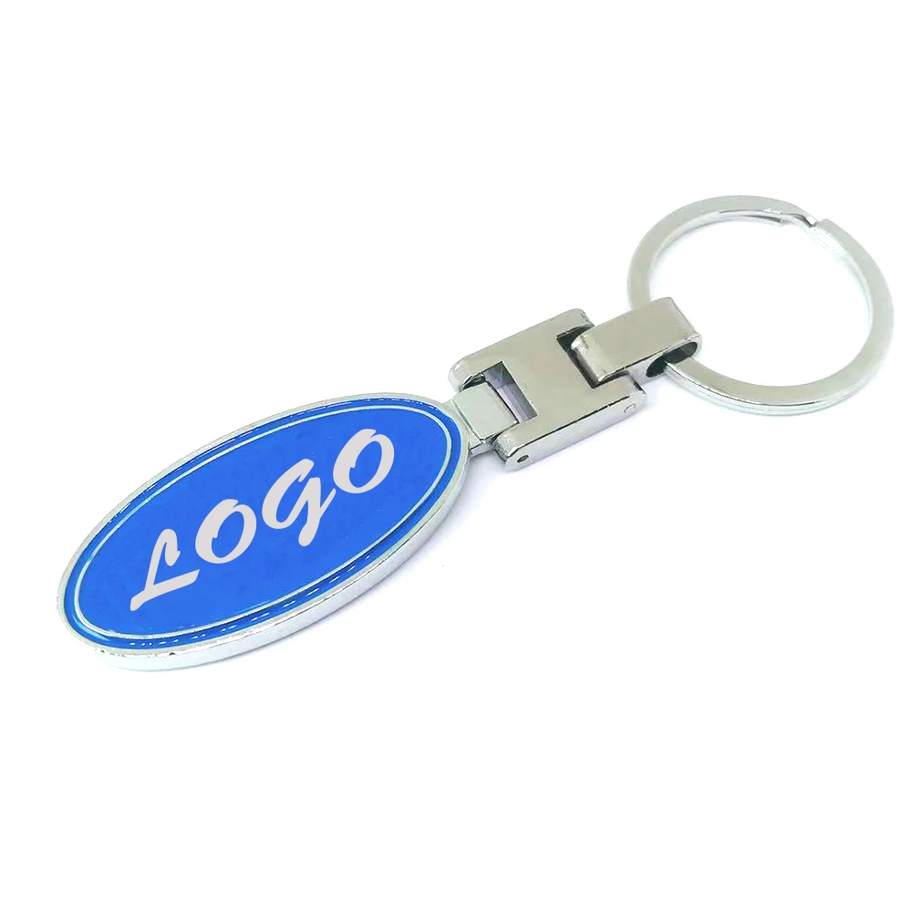 

Hot Selling NEW design Zinc Alloy Car Keyfob Car Keyring Keychain Key Chain Ring Men's Business Style For Ford