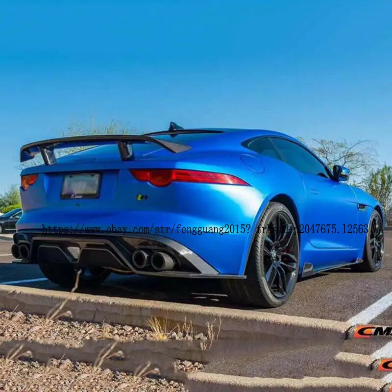 Углеродное волокно крышка багажника спойлер крыло GT стиль 1 шт. для Jaguar F-type 2013