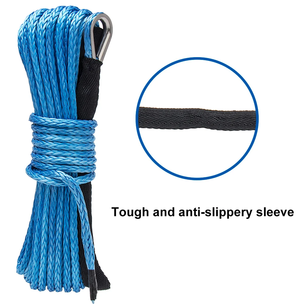 Синтетический трос для лебедок 1/4x50 фунтов 6 мм|winch rope|synthetic winch ropesynthetic |