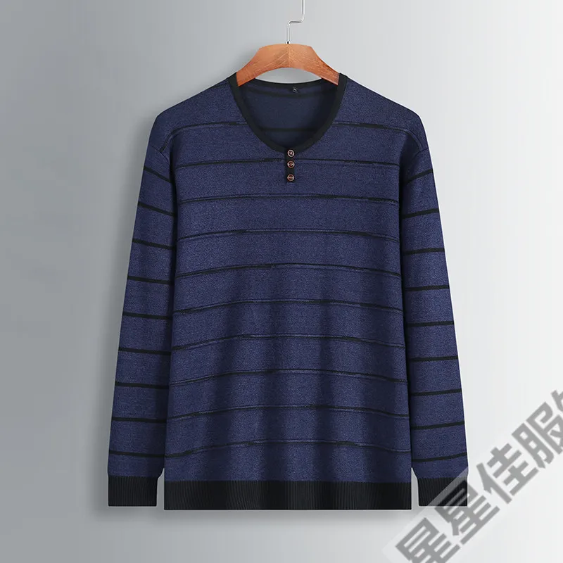 Новый плюс размер 8XL 6XL 5XL новый корейский модный свитер джемпер мужской вязаный
