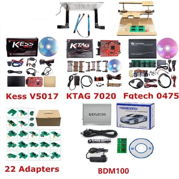 

EU Online V2.53 Kess +Ktag V2.25+Fgtech 0475+led BDM Frame+22PCS BDM Adapters+BDM 100 +BDM FRAME K-Tag OBD2 ECU Chip Tuning