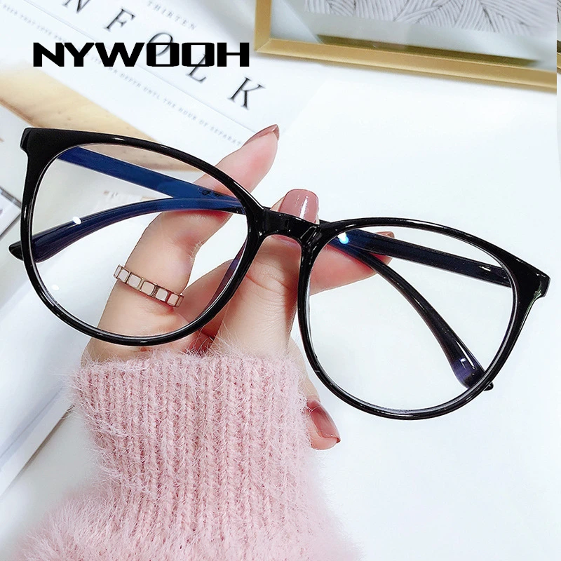 -1.0 1.5 2.0 to 6.0 Black Finished Myopia Glasses Men Women Transparent Eyeglasses Prescription Student Shortsighted Eyewear 3