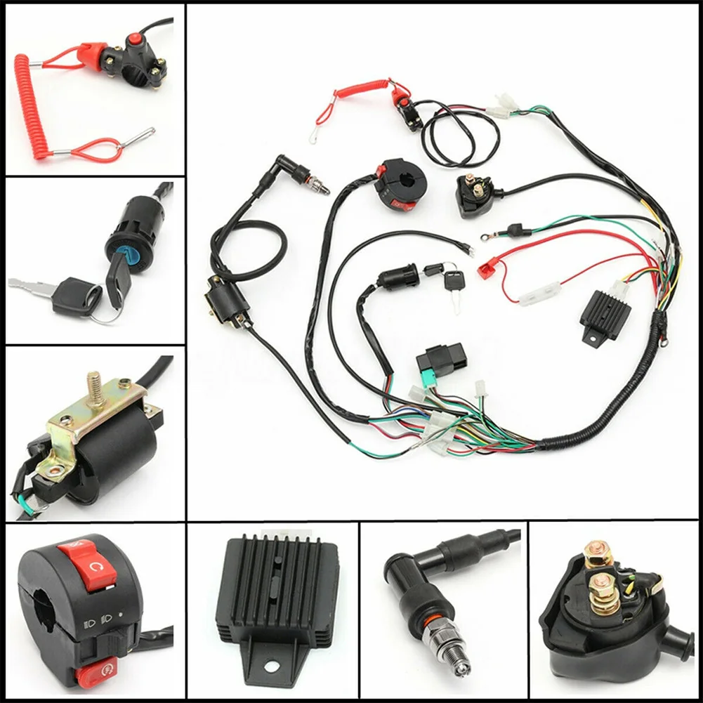 50 70 90cc 110cc 125cc жгут проводов соленоидная катушка CDI квадроцикл для внедорожника ATV |