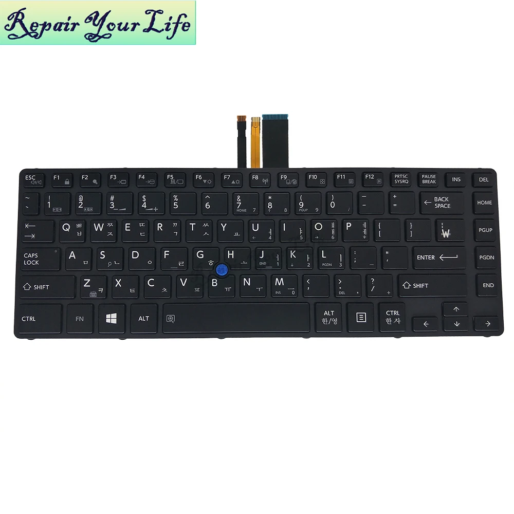 Teclado do Reino Unido para Toshiba Satellite Pro Layout Inglês Frame Apontando A40-c A40-c1443 A40-d-bto gb G83c000gu5en - Imagem 4