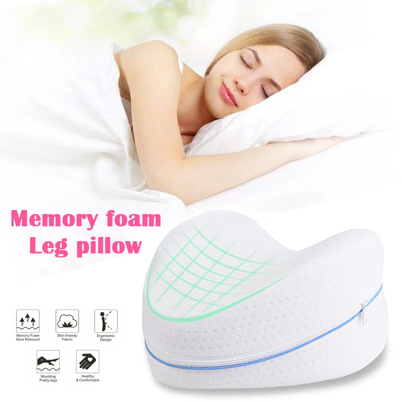 Memory Cotton Clip Leg Pillow Pregnant Woman Knee Foot Lift Comfortable Anti-Pressure Side Sleeping | Дом и сад