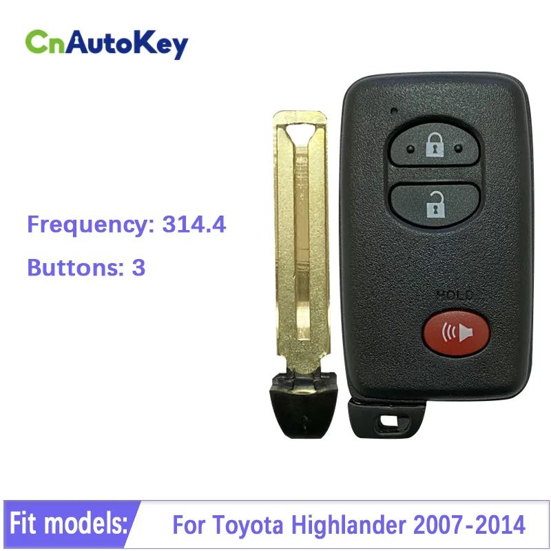 

CN007205 Toyota RAV4 Prius 3 кнопочный Бесконтактный дистанционный смарт-ключ HYQ14AAB плата 0140 89904-48100