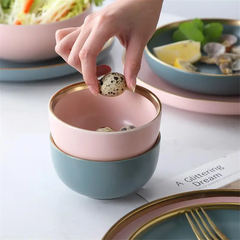 Контейнер для еды Fruteira сервировка Cocina Ramen Snack Saladier посуда ваджилла соус Cuenco Tigela столовая посуда суп керамическая чаша