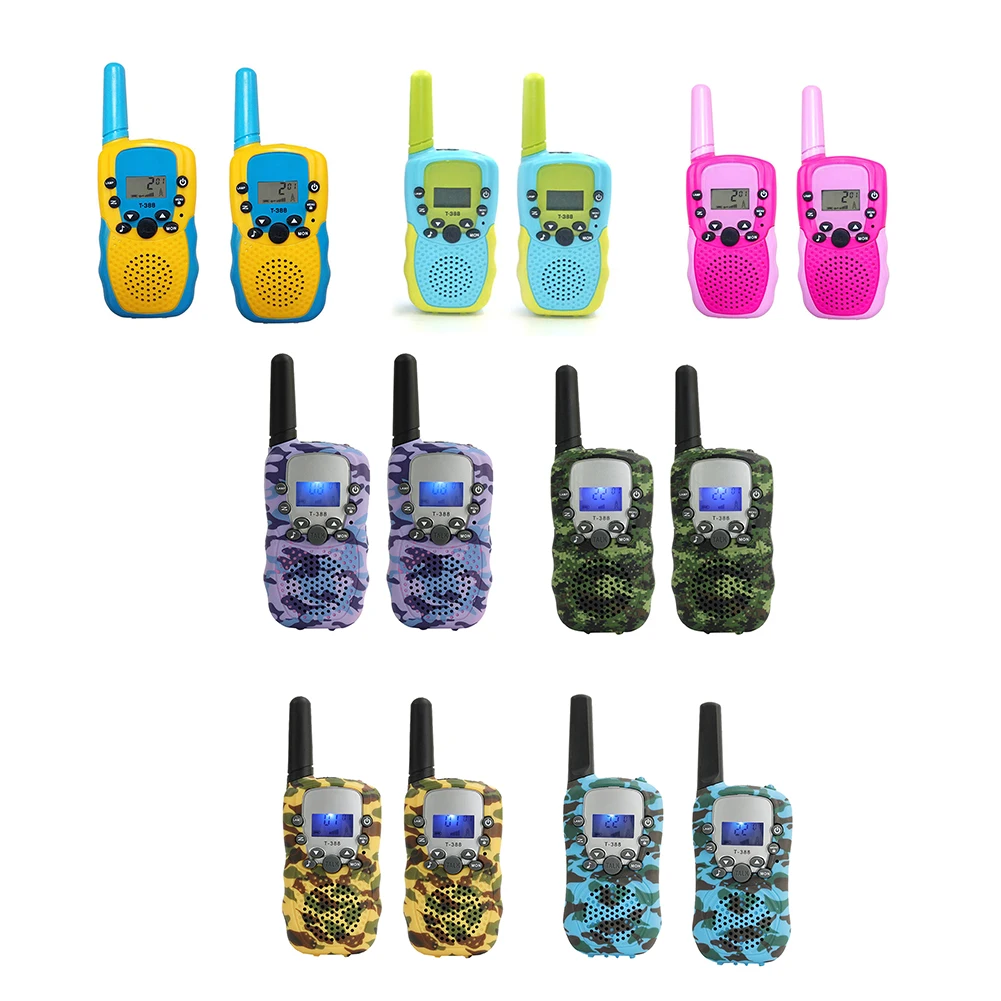 Иди и болтай Walkie Talkie “иди детей с подсветкой ЖК-дисплей фонарик 22 Каналы 2 Way