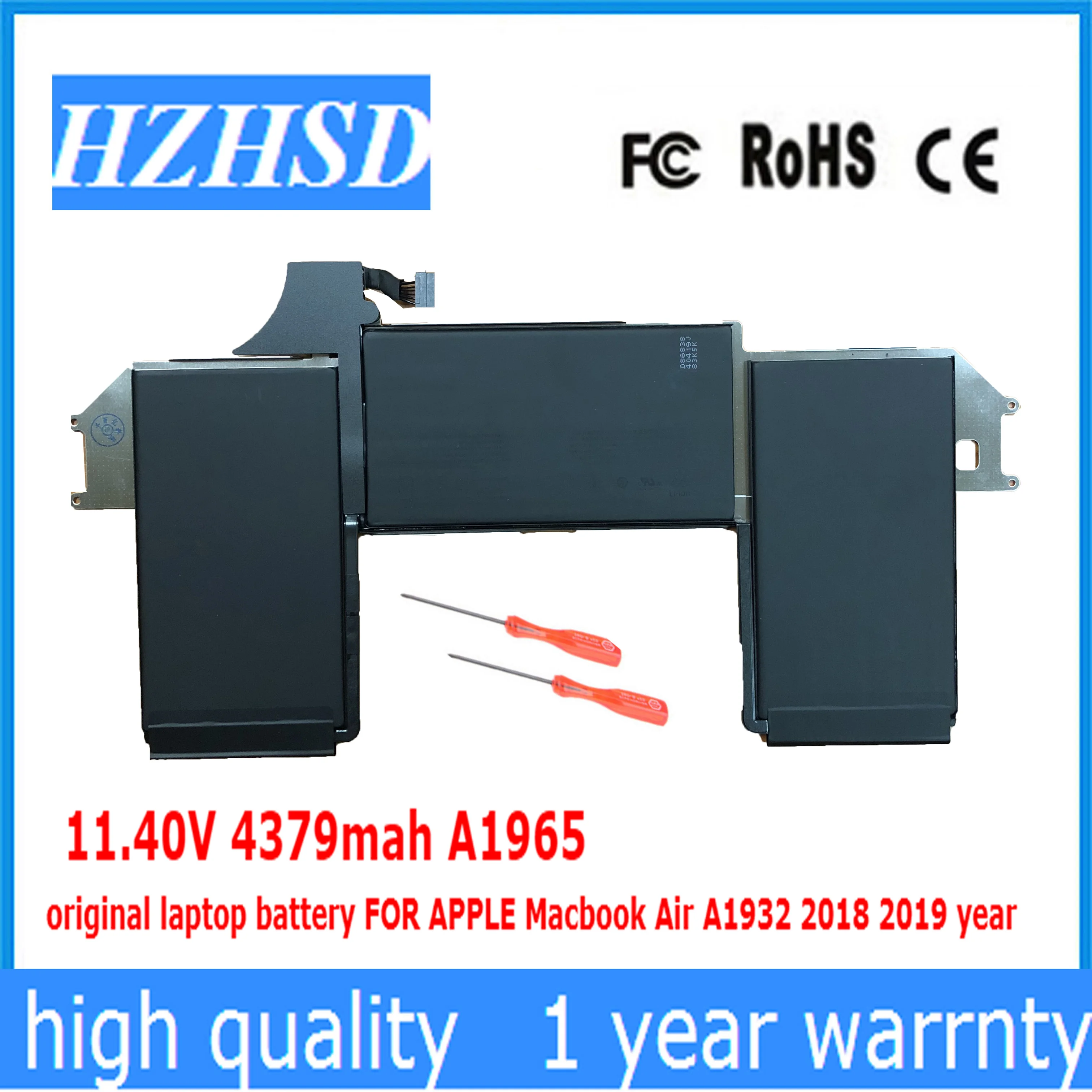 11 40 V 4379mah A1965 Оригинальный аккумулятор для ноутбука APPLE Macbook Air A1932 A2179 2018 2019 год |