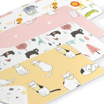 

60*80cm Cotton Double-sided Baby Crib Mattress Washable Baby Waterproof Mattress Bed Sheet Infant Change Mat Cover Baby Bedding