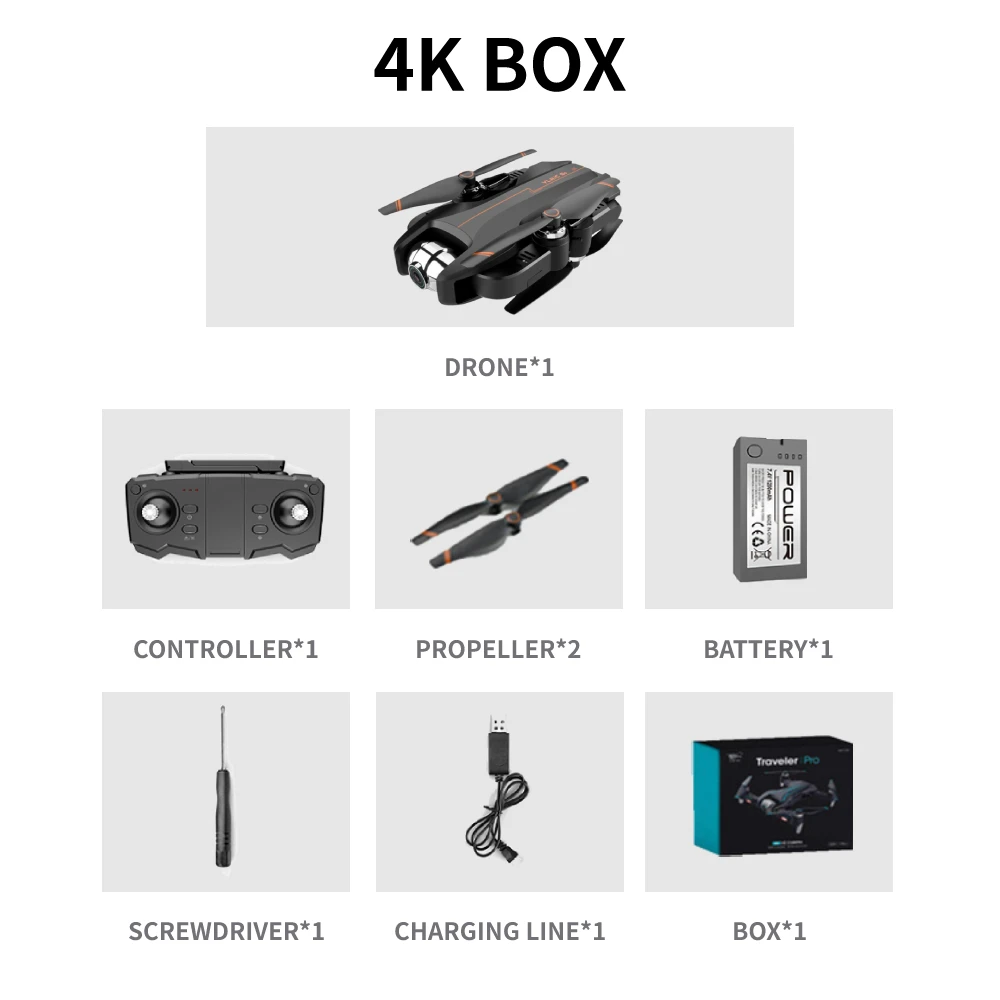 4k 1Battery Box S5 Радиоуправляемый Дрон с 4K HD камерой FPV Wi-Fi удержание высоты оптического потока положение Selife Дрон складной Квадрокоптер Мини Маленькие дроны Рождество - Цвет: 4k 1Battery Box