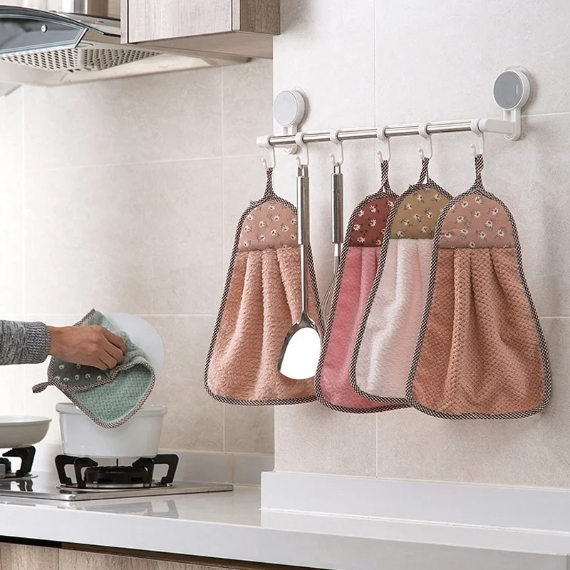 Подвесное Стираемое полотенце, милое впитывающее полотенце, бытовая ванная, туалет, кухня, тряпичный платок для мытья посуды