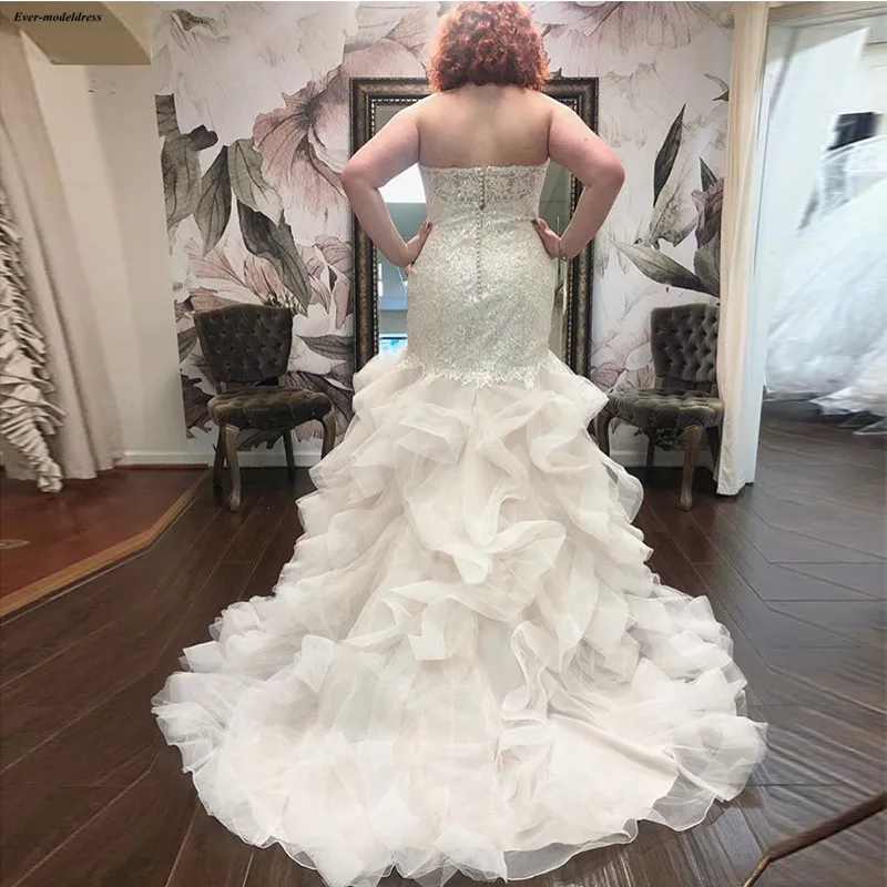 Vestido De Novia Свадебные платья Русалочки милое с оборками аппликации свадебное платье класса Люкс платье невесты Robe De Mariee 2020