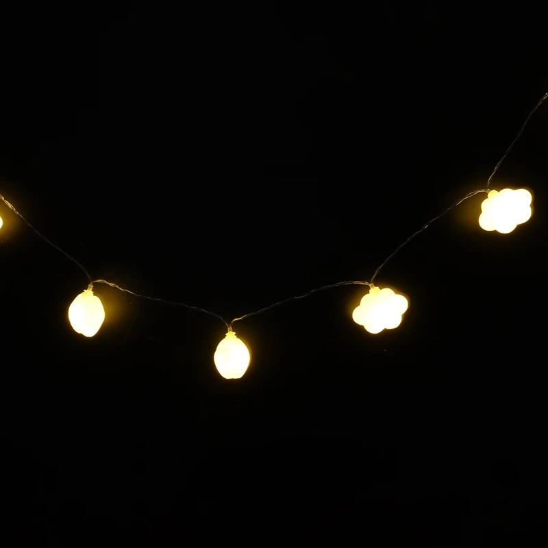 Горячая XD-LED, Белая Гирлянда в виде облака, сказочные ночные огни для детей, детская гирлянда в спальню, свадебное Рождественское украшение, батарейка