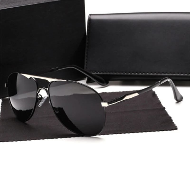Поляризационные солнцезащитные очки классический бренд солнцезащитные очки покрытие линзы вождения Оттенки для мужчин/женщин