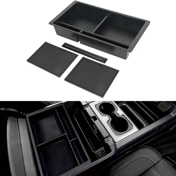 

Car Center Console Armrest Box Glove Box for Chevy Chevrolet Silverado 1500 2500 3500 Tahoe Suburban 2014-2019 for 2014-2018 GMC