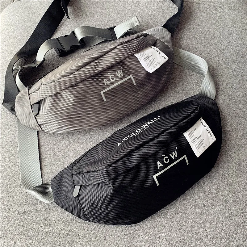 A-Cold-Wall Waistbag высокое качество ACW для женщин и мужчин унисекс крест тела сумки хип-хоп Уличная ACW сумки рюкзак