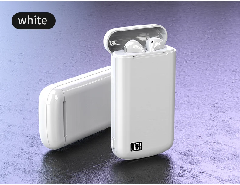 A5 TWS Bluetooth наушники с микрофоном светодиодный дисплей беспроводные Bluetooth наушники с шумоподавлением зарядное устройство для мобильного телефона