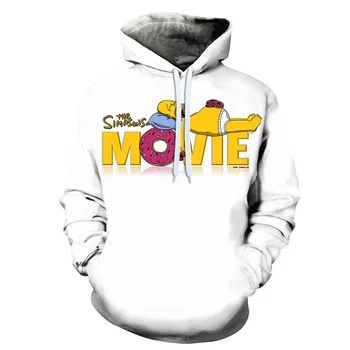 

2020 Newest Simpson 3d Print Hoodies Fashion Men Harajuku Funny Sweatshirts Streetwear Hip Hop Quality Plus Size