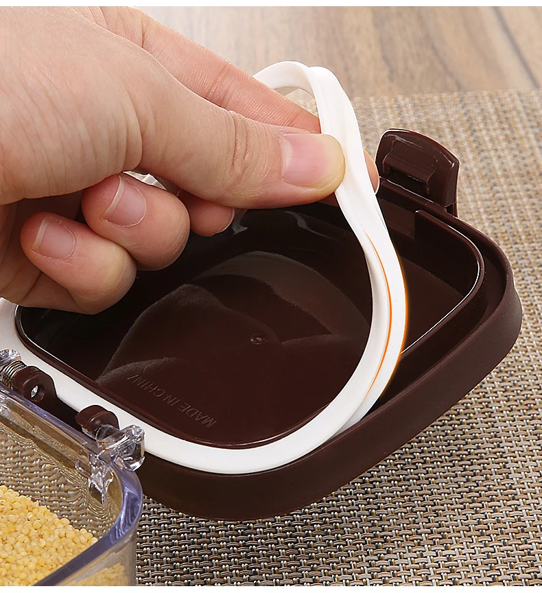 1Pcs Sealed moisture-proof kitchen storage tank plastic transparent tea cans milk powder snacks pasta biscuits home storage tank