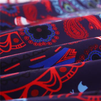

Bohemian Pattern Quilt Cover Home Textile Quilt Cover with 2 Pillowcase 3D Printing Fashion Bedding 3 Pcs Set and Sheet