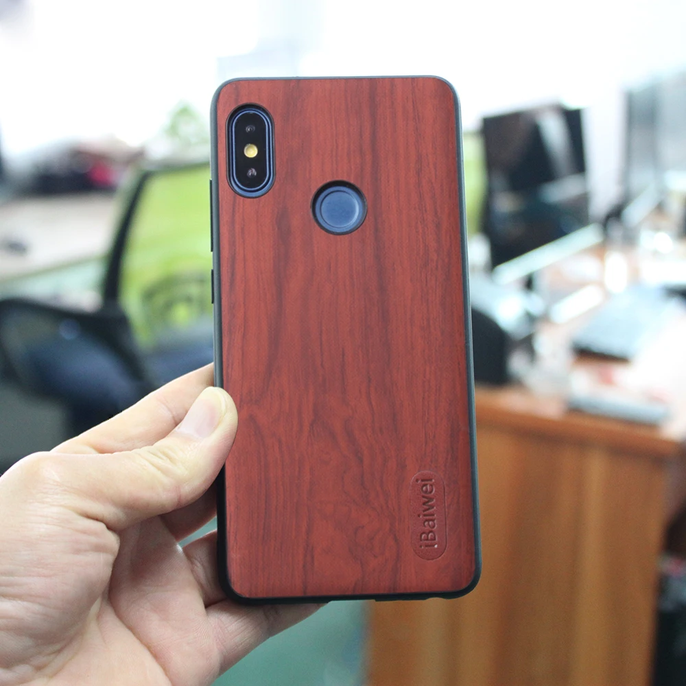 Деревянный дизайнерский чехол для Xiaomi Redmi Note 7 6 5 Pro с держателем силиконовая