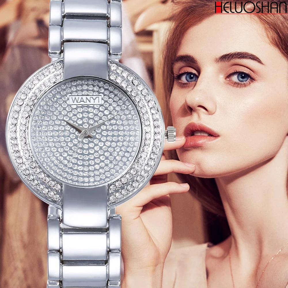 

Brand Watches For Women Luxury Bracelet Stainless Steel Quartz WristWatch Fashion Ladies Business Cuff Dress Watch Relogio Reloj