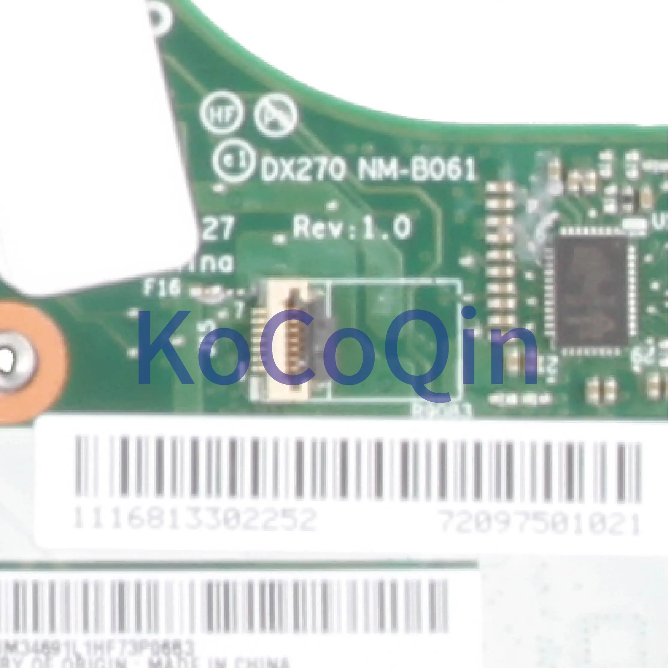 KoCoQin материнская плата для ноутбука LENOVO Thinkpad X270 Core SR2ZU I5-7200U материнская плата 01HY503 01YR990 DX270 NM-B061
