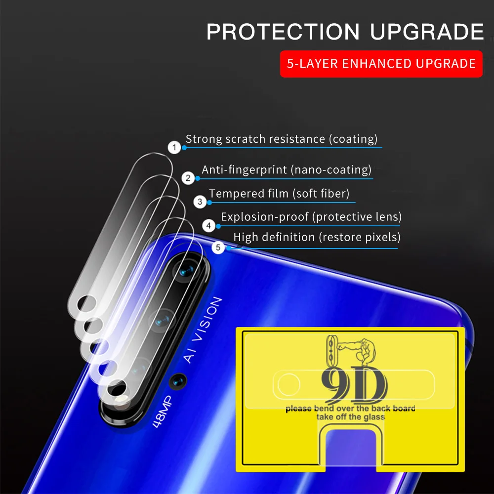 Защитное стекло закаленное для Huawei Honor V30 Pro/9/10/20/Lite10i/20i/8X/8A/8C/8S|Защитные стёкла и