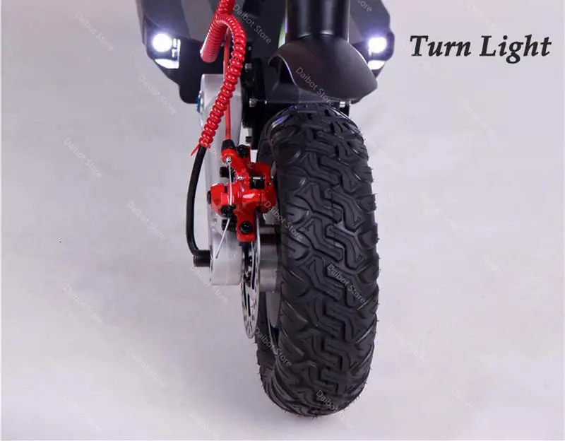 Daibot Powerful Electric Scooter 2 Wheels Electric Scooters 10 Inch 52V 2000W60V 3600W Folding Electric Bike With Rear Tail Box (71)