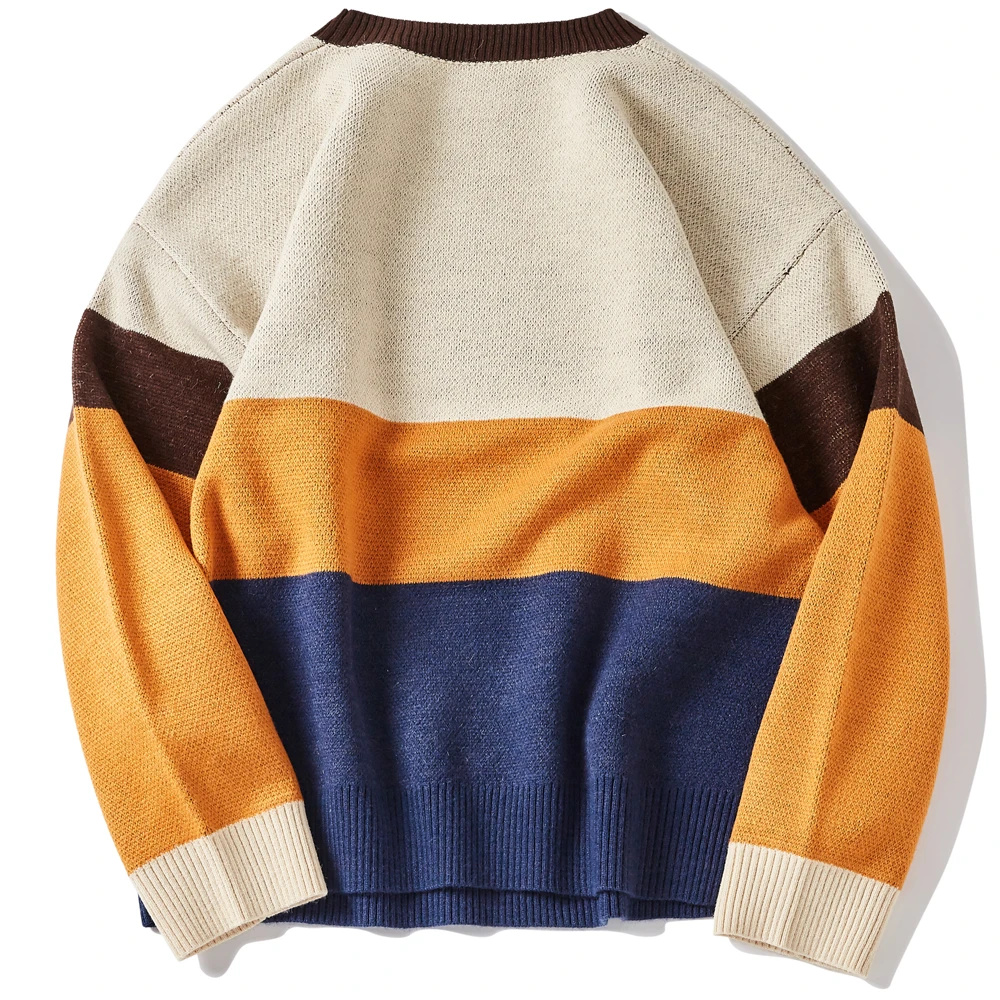 OSCN7 забавные свитера оверсайз для мужчин 2020 зимние высокие уличные модные