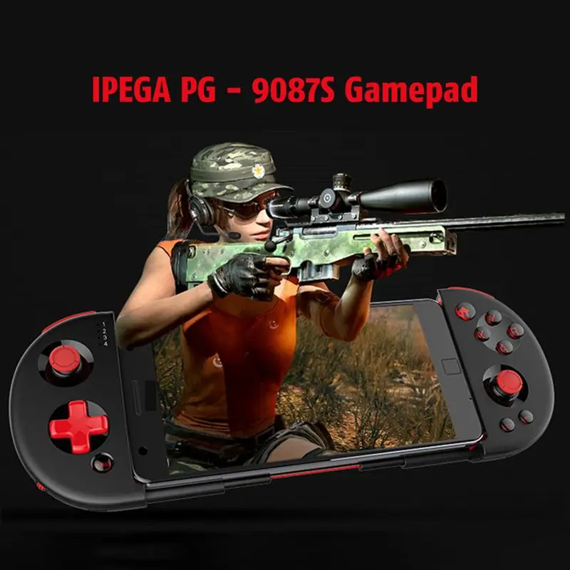 Обновленная PG-9087S Red Warrior захватывающая игра на поле боя с курицей, телескопический bluetooth-геймпад с поддержкой Android и IOS