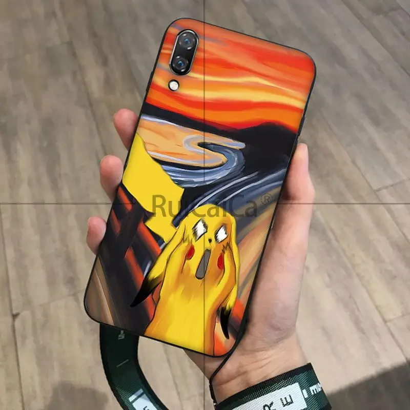 Scream by Munch Funny Arting cat