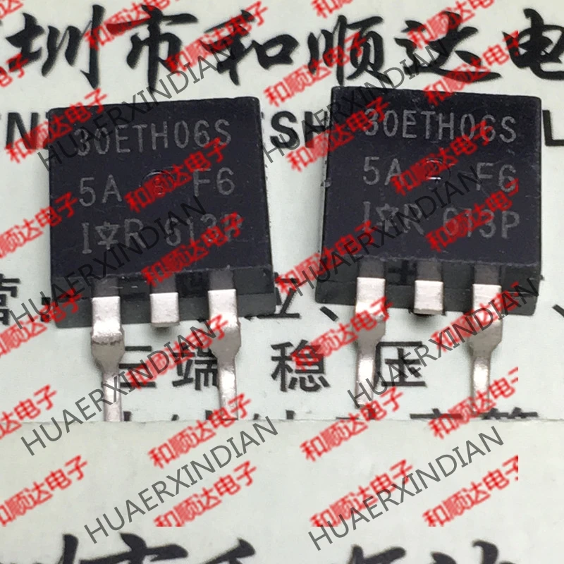5 шт., новые оригинальные кнопки 30ETH06S-263 600V 30A на